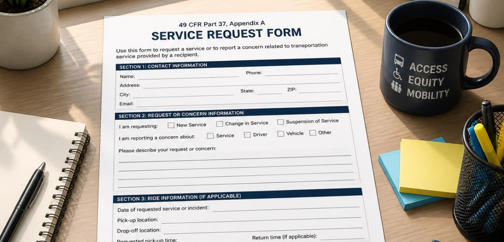 The Service Request Form