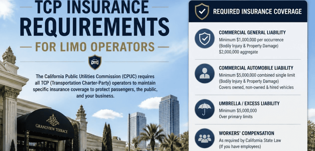 TCP Insurance Requirements for Limo Operators