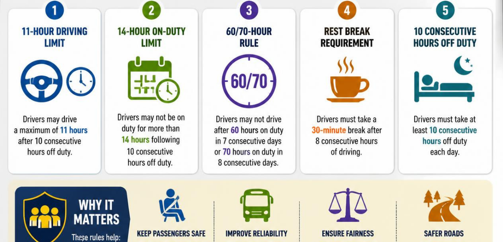 Understanding Passenger Carrier Hours of Service Rules