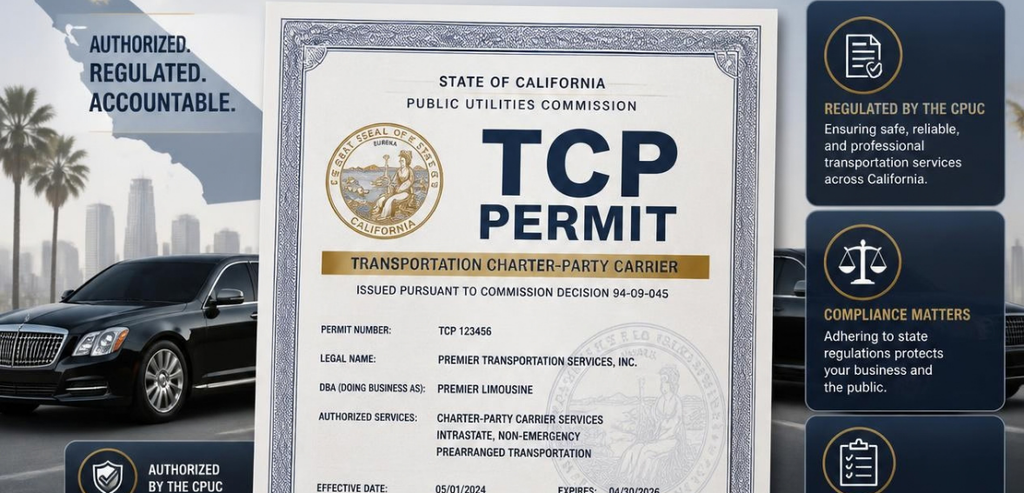 Who Needs a California TCP Permit for a Limousine